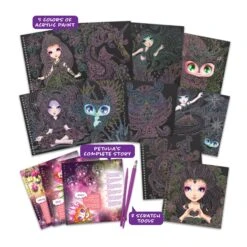 Nebulous Stars Creative Book - Zen Scratch & Sketch -Toy Sale Store 11128 NS ListContent HRW