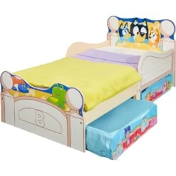Bluey Kids Toddler Bed With Storage Drawers 11 Bluey Kids Toddler Bed With Storage Drawers -Toy Sale Store 14363 7