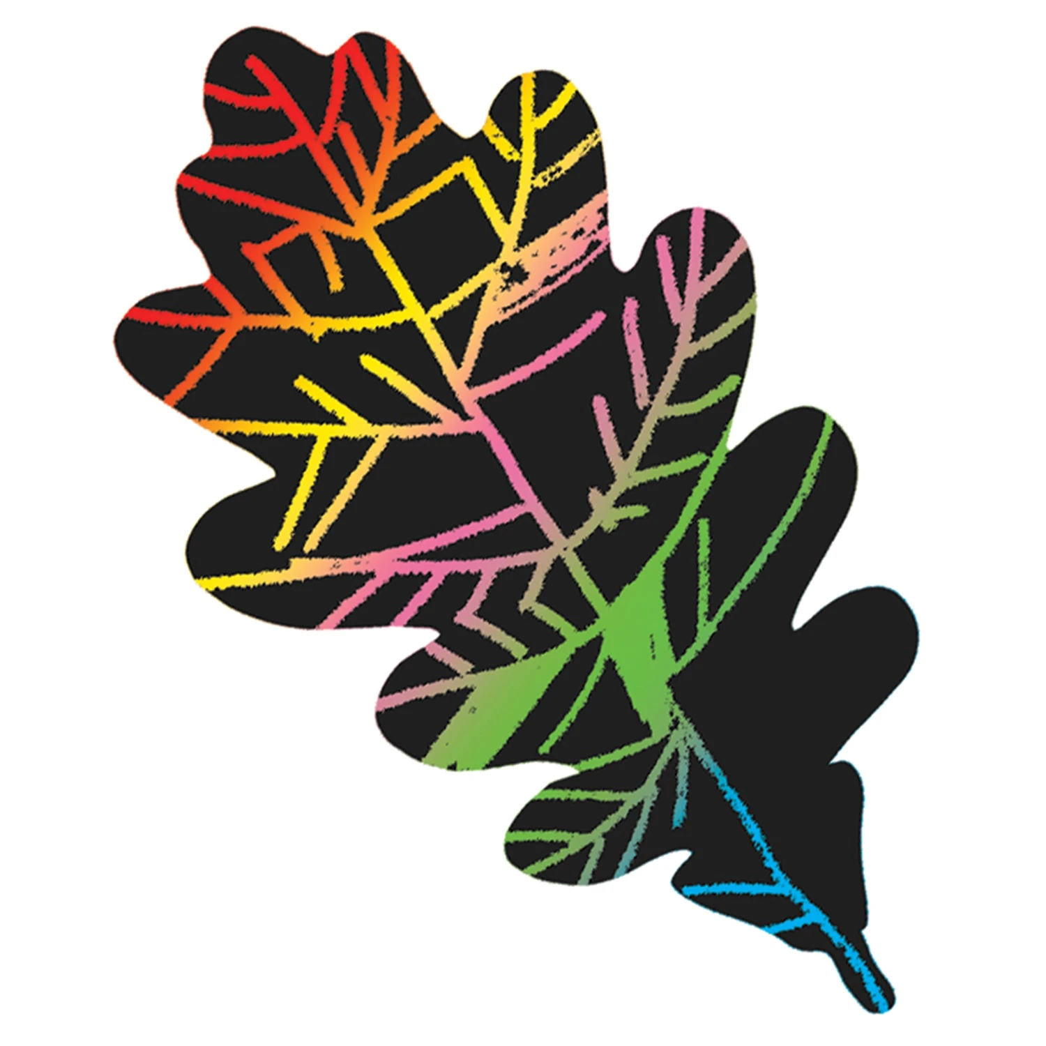 Scratch Art Set - Leaves 4 Scratch Art Set - Leaves - Image 2