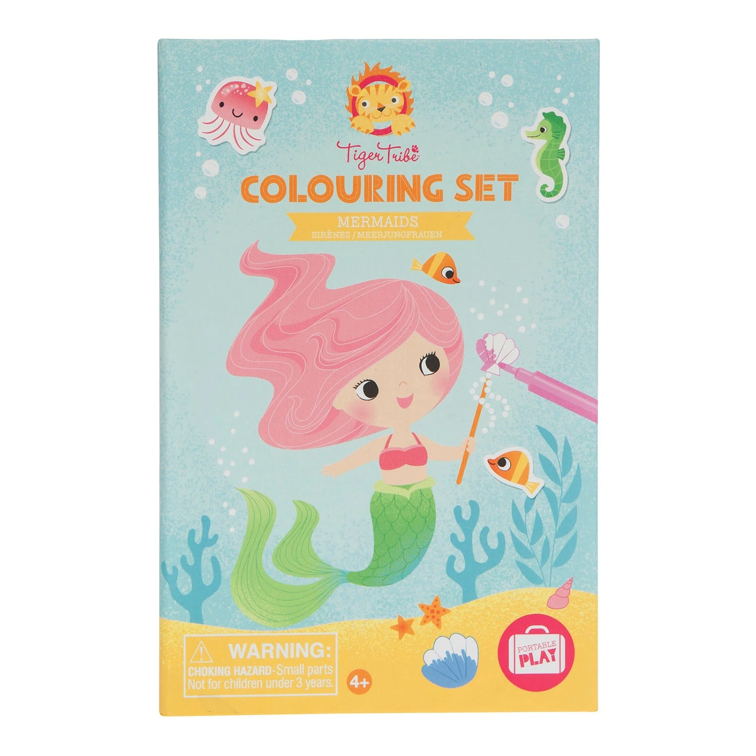 Tiger Tribe Colouring Set - Mermaids 3 Tiger Tribe Colouring Set - Mermaids