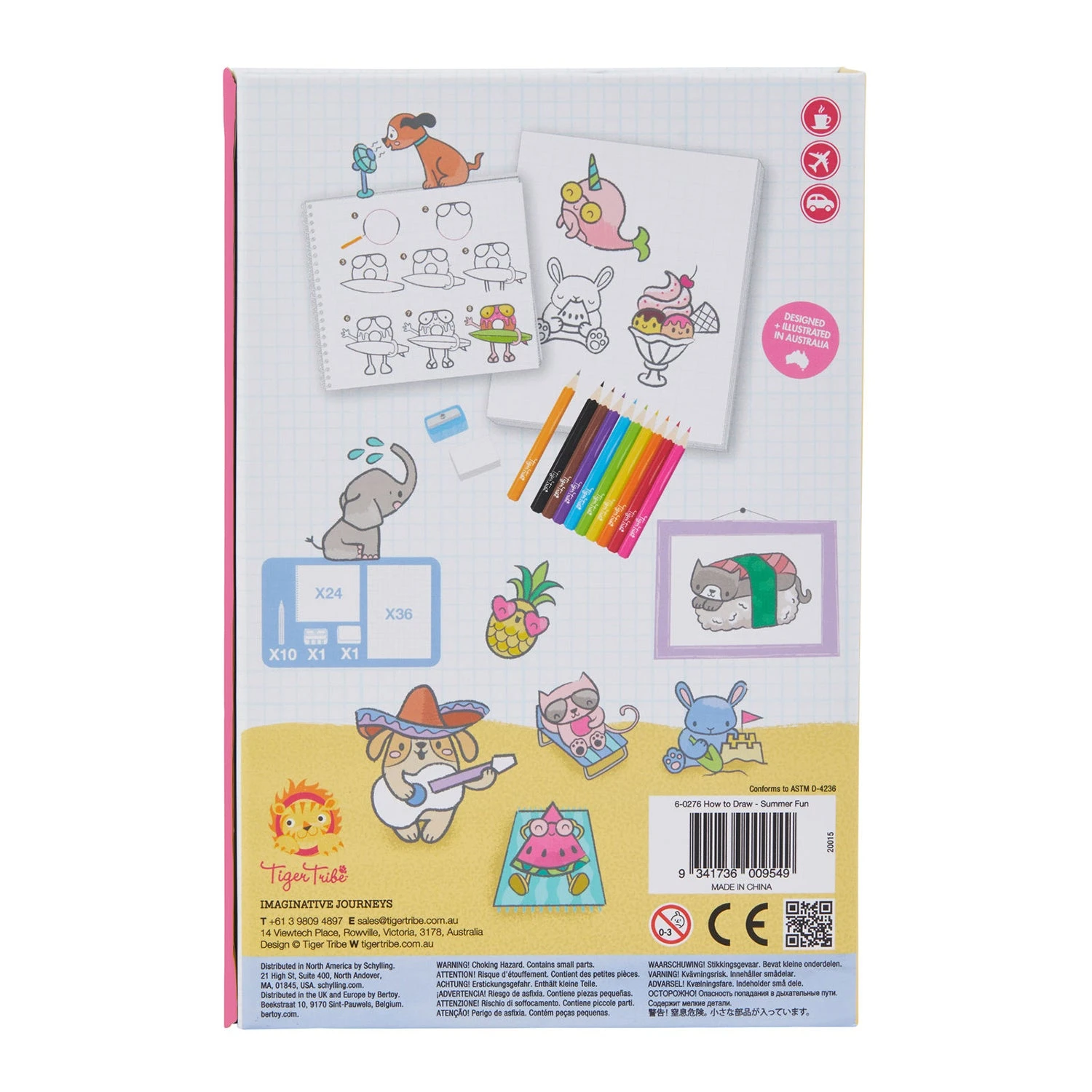 Tiger Tribe How-to-Draw - Summer Fun 4 Tiger Tribe How-to-Draw - Summer Fun - Image 2