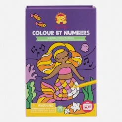 Tiger Tribe Colouring By Numbers - Mermaids & Friends