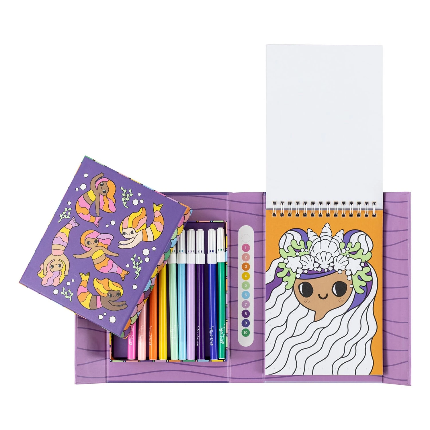 Tiger Tribe Colouring By Numbers - Mermaids & Friends 7 Tiger Tribe Colouring By Numbers - Mermaids & Friends - Image 5