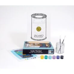 Andy Warhol - Soup Paint By Number Kit 11 Andy Warhol - Soup Paint By Number Kit -Toy Sale Store 9780735370524 5