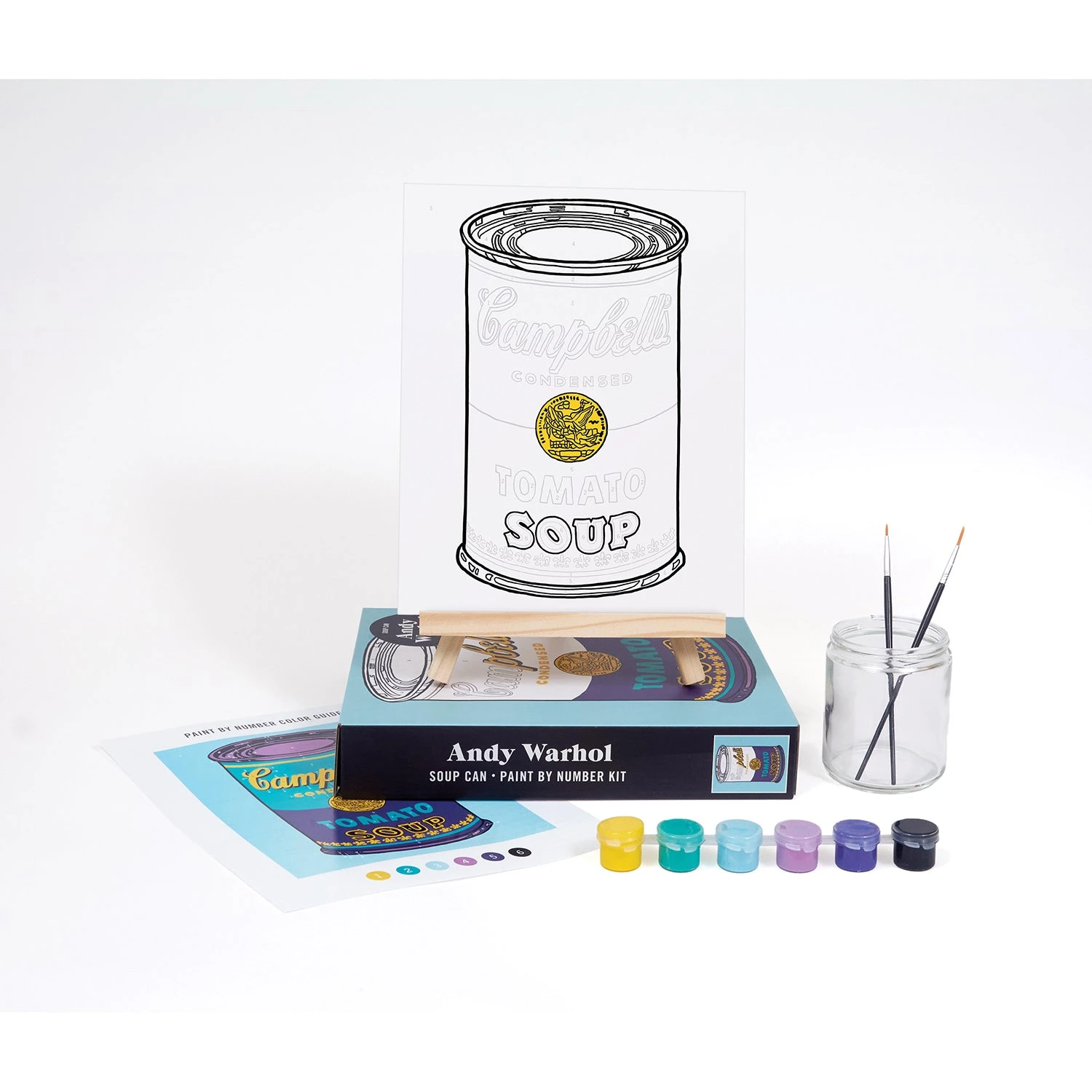 Andy Warhol - Soup Paint By Number Kit 6 Andy Warhol - Soup Paint By Number Kit - Image 4