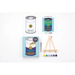 Andy Warhol - Soup Paint By Number Kit 12 Andy Warhol - Soup Paint By Number Kit -Toy Sale Store 9780735370524 6