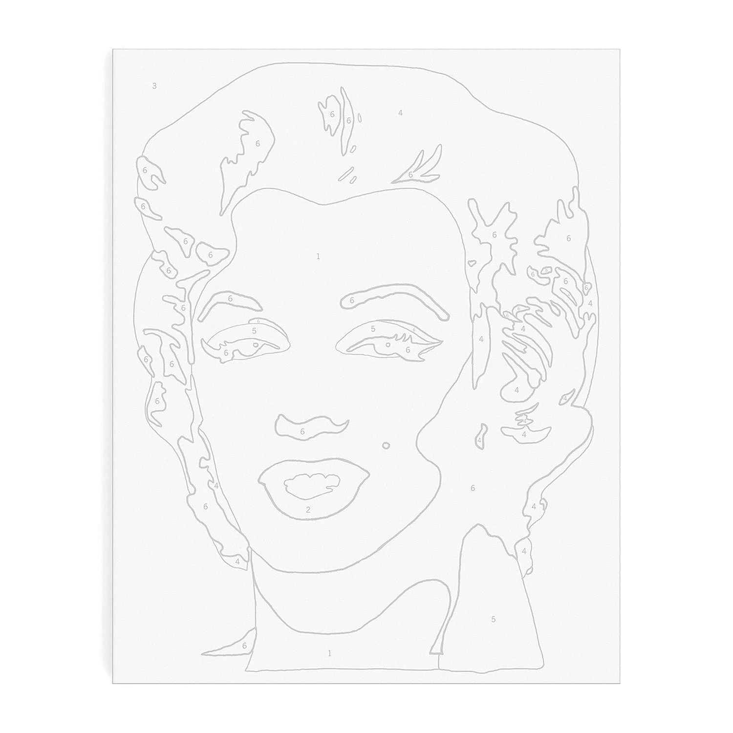 Andy Warhol - Marilyn Paint By Number Kit 4 Andy Warhol - Marilyn Paint By Number Kit - Image 2