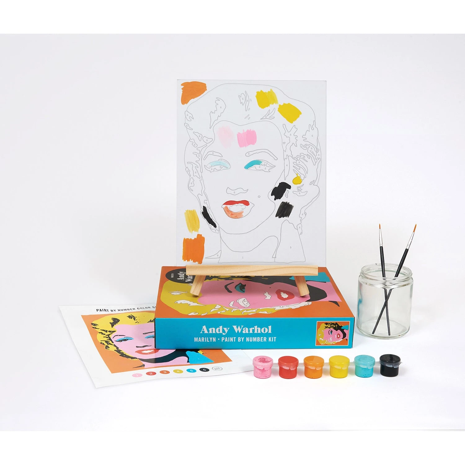 Andy Warhol - Marilyn Paint By Number Kit 6 Andy Warhol - Marilyn Paint By Number Kit - Image 4