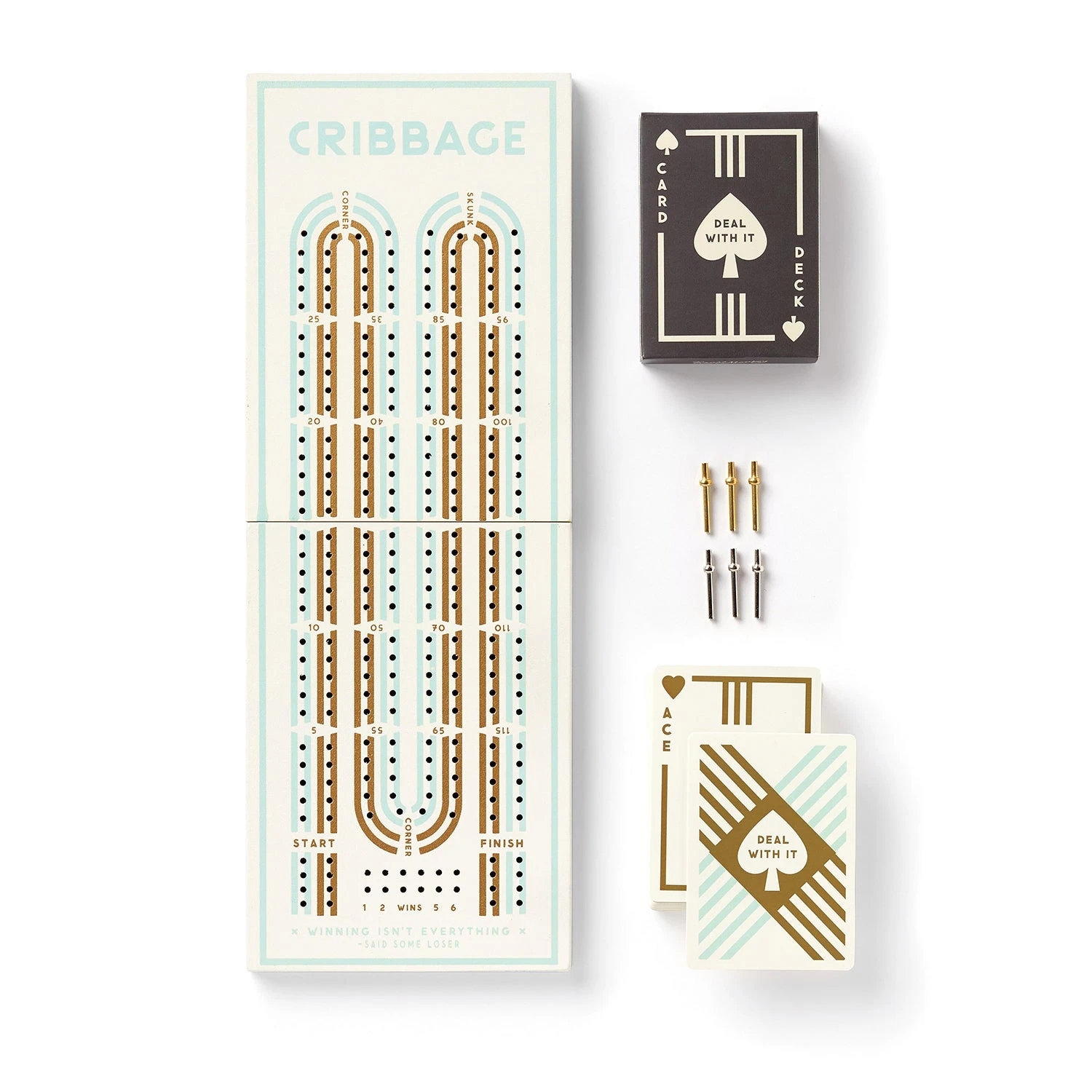 Brass Monkey Cribbage Game Set 4 Brass Monkey Cribbage Game Set - Image 2
