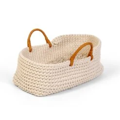 ByAstrup Knitted Doll Basket, 35 - 40 Cm