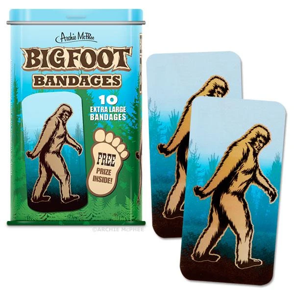 Archie McPhee - Bigfoot Bandages 3 Archie McPhee - Bigfoot Bandages