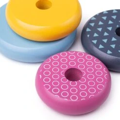 FSC Rabbit Stacking Rings 9 FSC Rabbit Stacking Rings -Toy Sale Store BJ32001 4