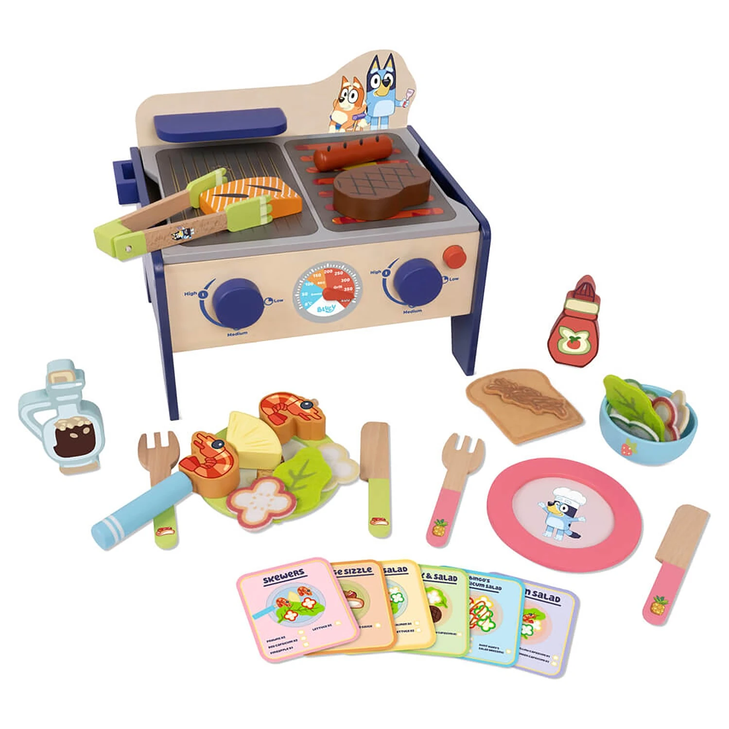 Bluey: BBQ & Salad Set 3 Bluey: BBQ & Salad Set
