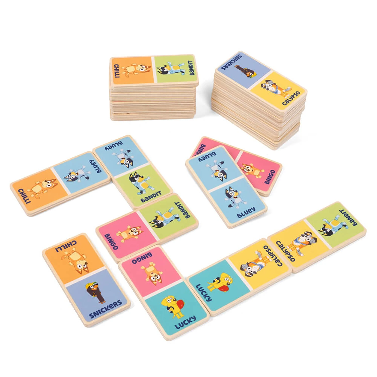 Bluey: Wooden Dominoes Set 6 Bluey: Wooden Dominoes Set - Image 4
