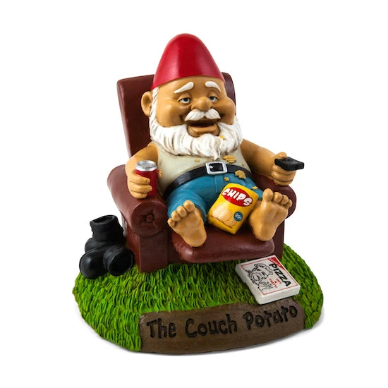 BigMouth The Couch Potato Garden Gnome 2 BigMouth The Couch Potato Garden Gnome