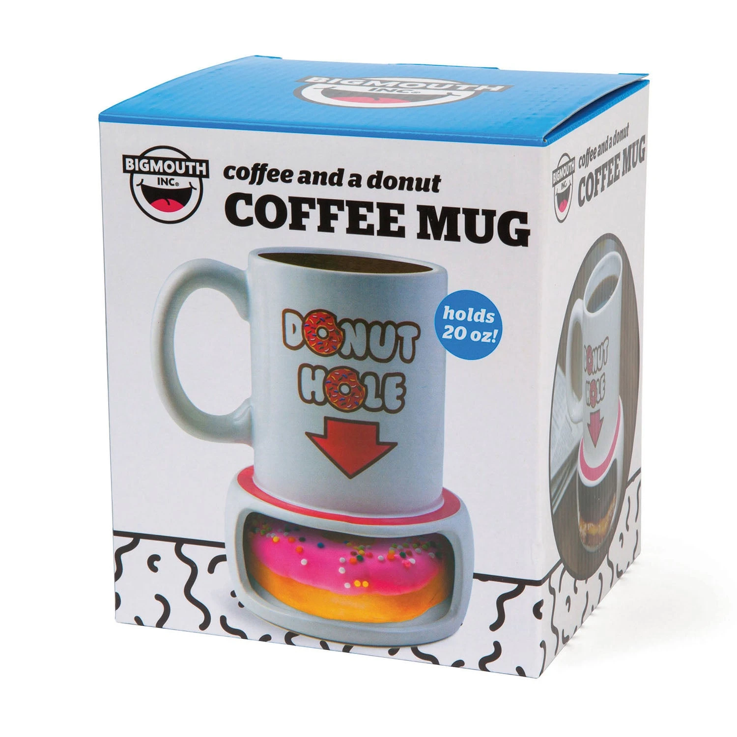 BigMouth - Coffee And A Donut Coffee Mug 5 BigMouth - Coffee And A Donut Coffee Mug - Image 3