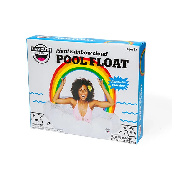 BigMouth Giant Rainbow Pool Float 4 BigMouth Giant Rainbow Pool Float - Image 2
