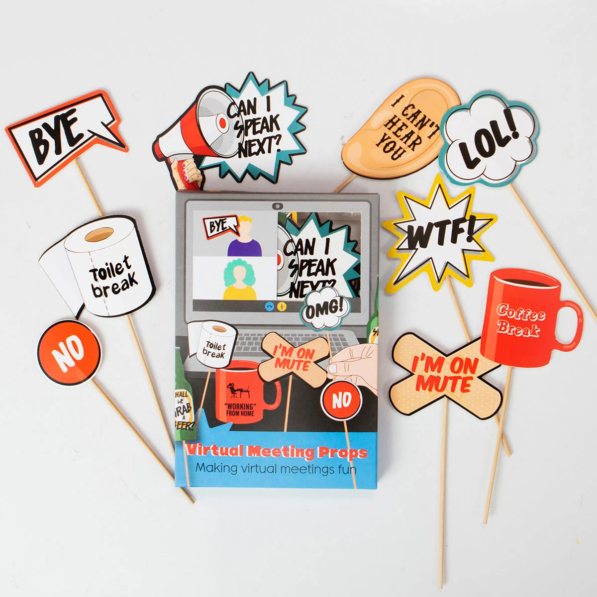 Virtual Meeting: Photo Props 3 Virtual Meeting: Photo Props