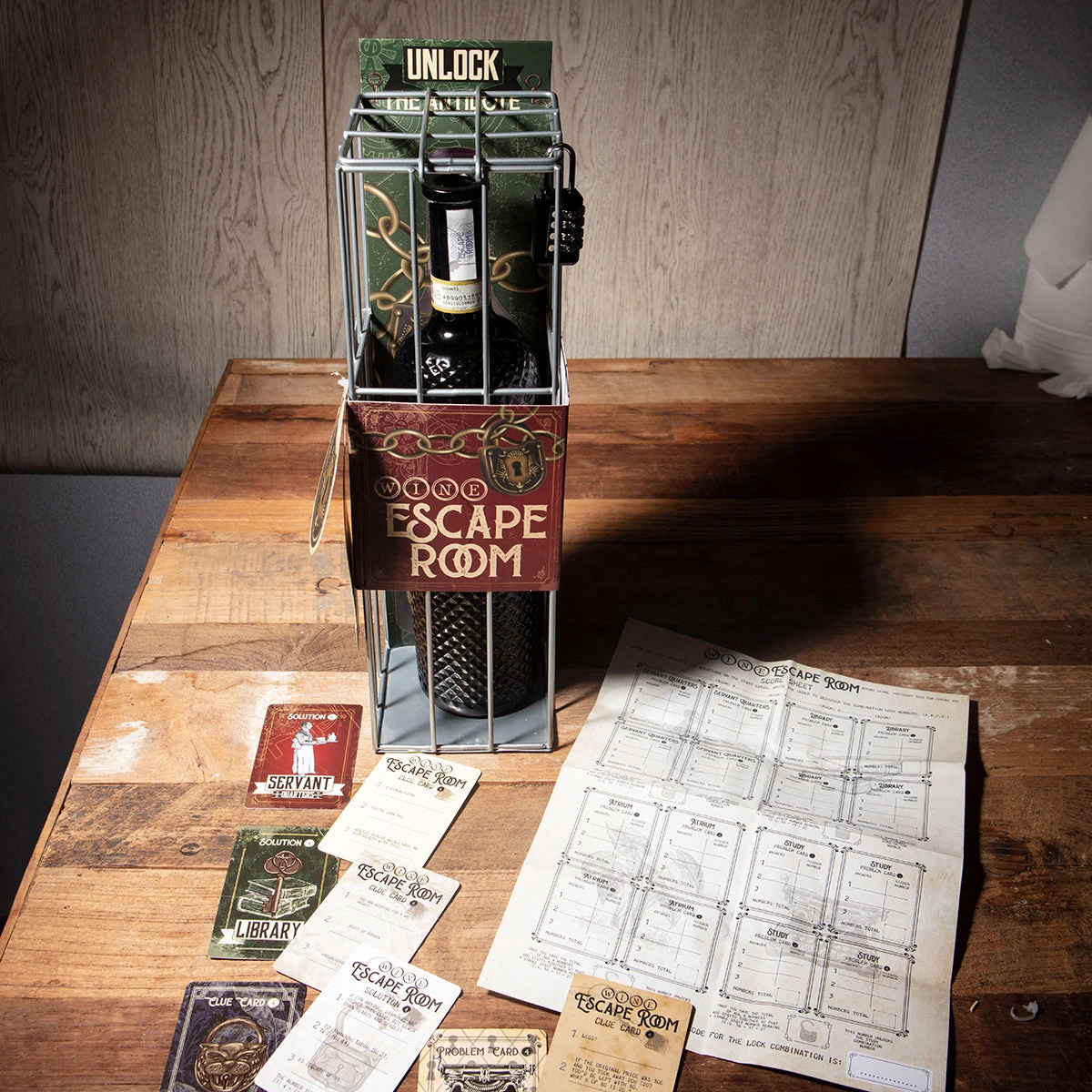 Wine Escape Room Game 3 Wine Escape Room Game