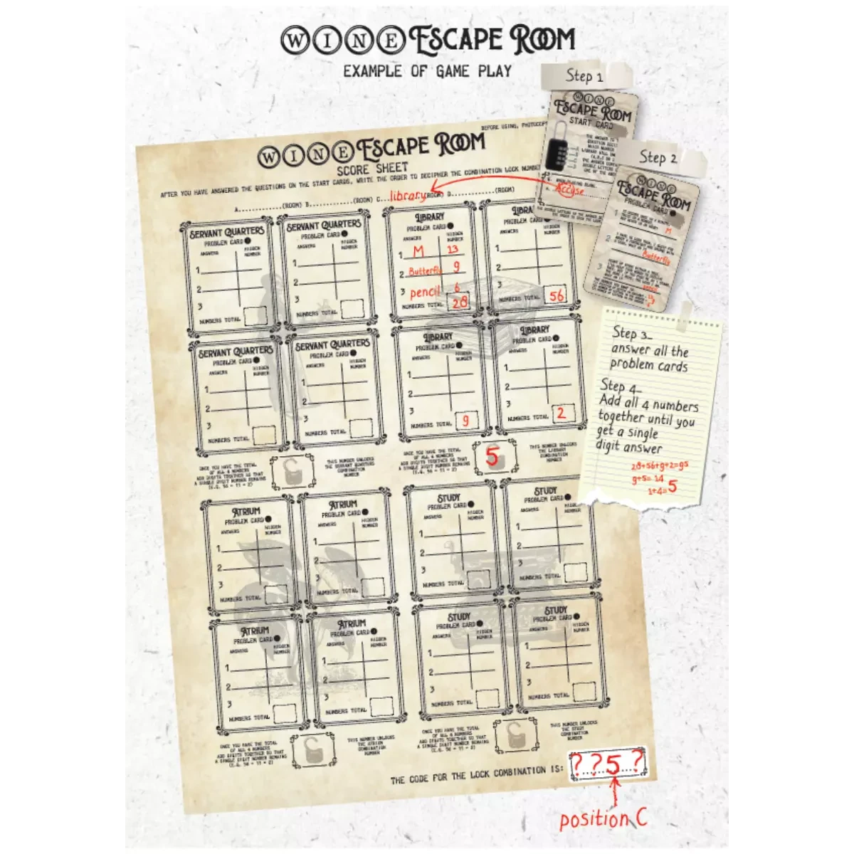 Wine Escape Room Game 6 Wine Escape Room Game - Image 4