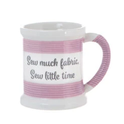 Sewing Mug - Sew Much Fabric 7 Sewing Mug - Sew Much Fabric -Toy Sale Store BO MU4122 3