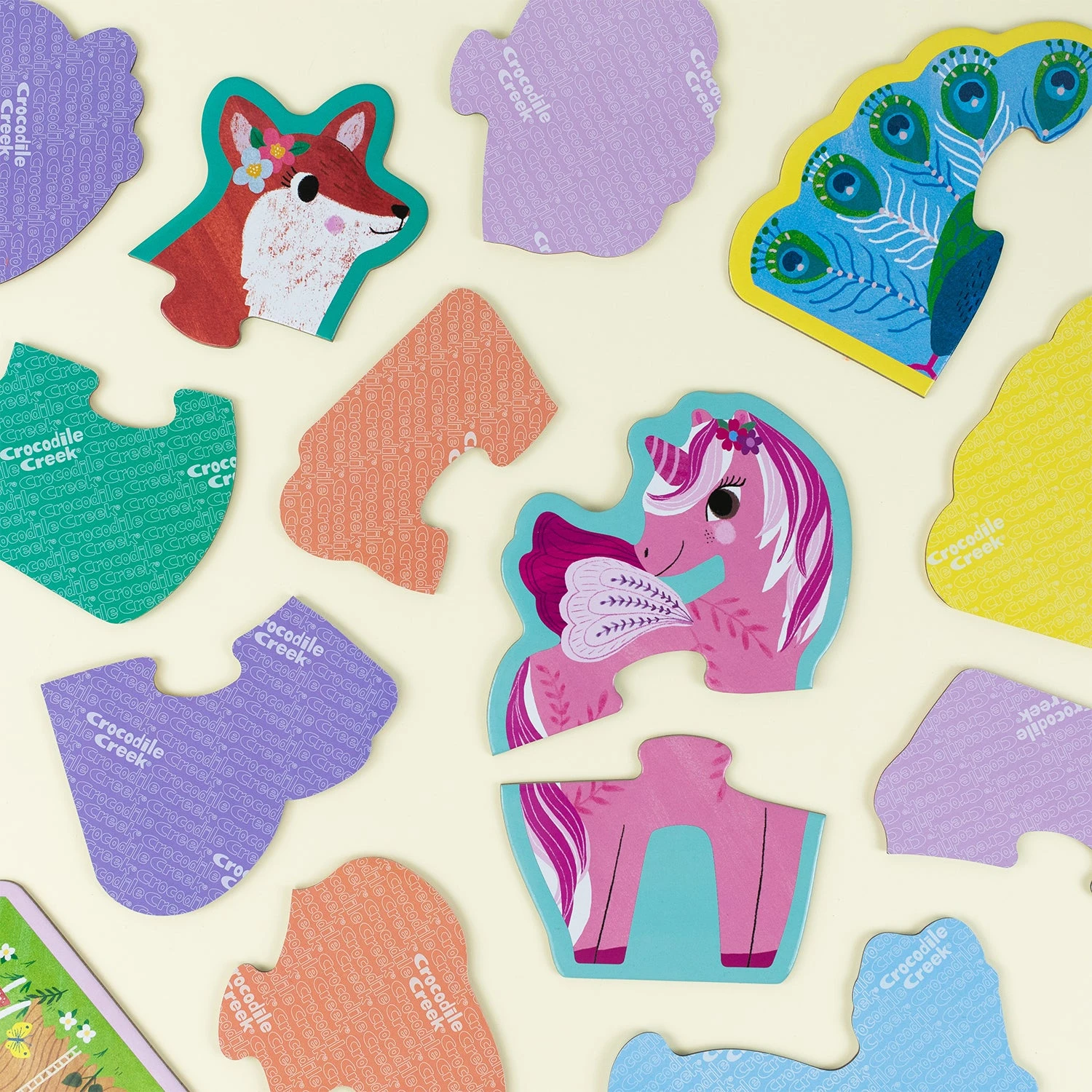 Crocodile Creek Lets Begin 2 Piece Puzzle - Unicorn 9 Crocodile Creek Lets Begin 2 Piece Puzzle - Unicorn - Image 7