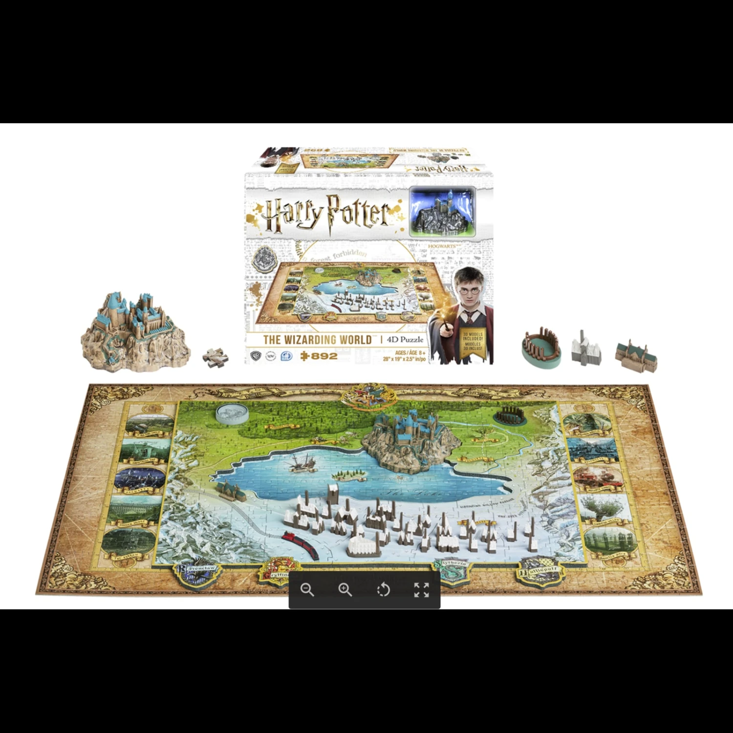 4D Harry Potter Wizarding World Of Hogwarts 543pc Puzzle 3 4D Harry Potter Wizarding World Of Hogwarts 543pc Puzzle