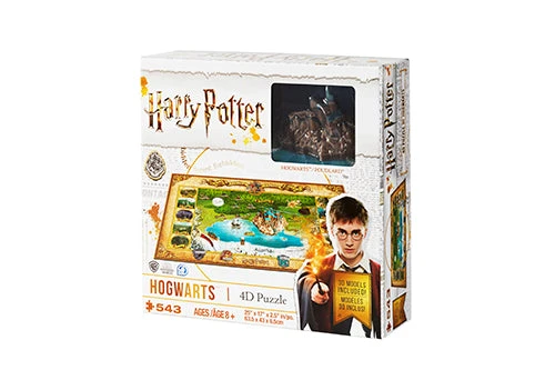 4D Harry Potter Wizarding World Of Hogwarts 543pc Puzzle 4 4D Harry Potter Wizarding World Of Hogwarts 543pc Puzzle - Image 2
