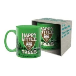 Aquarius Bob Ross - Trees Ceramic Mug