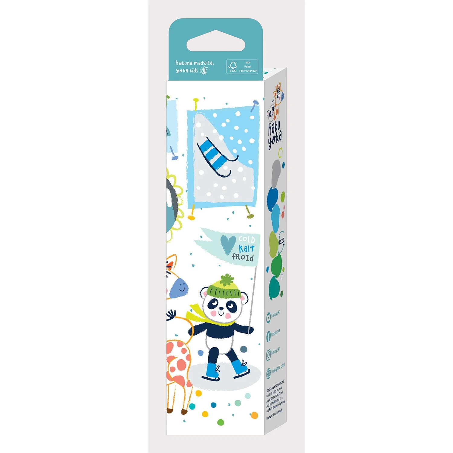 Acorn Crayons - Cool Colours (6 Pack) 4 Acorn Crayons - Cool Colours (6 Pack) - Image 2