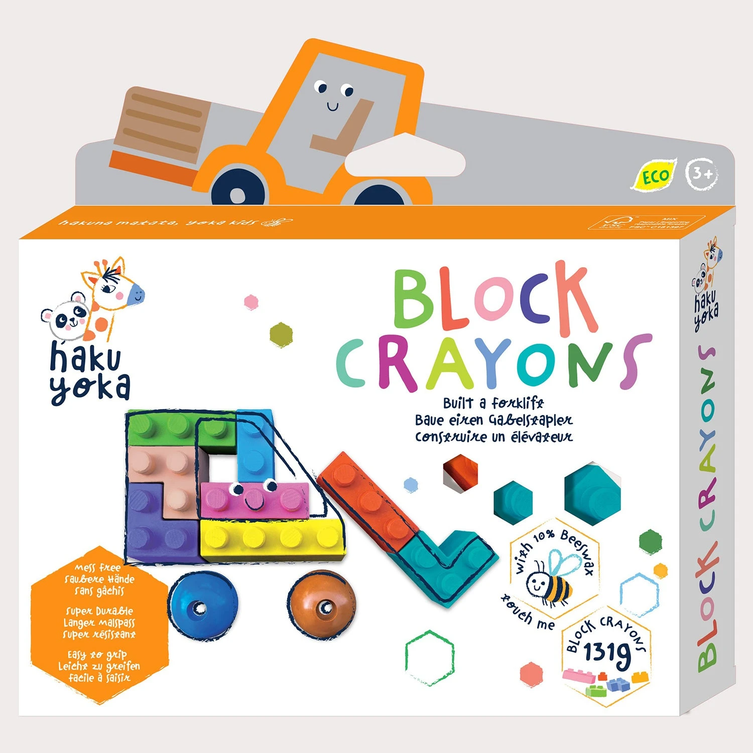 Block Crayons - Forklift 3 Block Crayons - Forklift