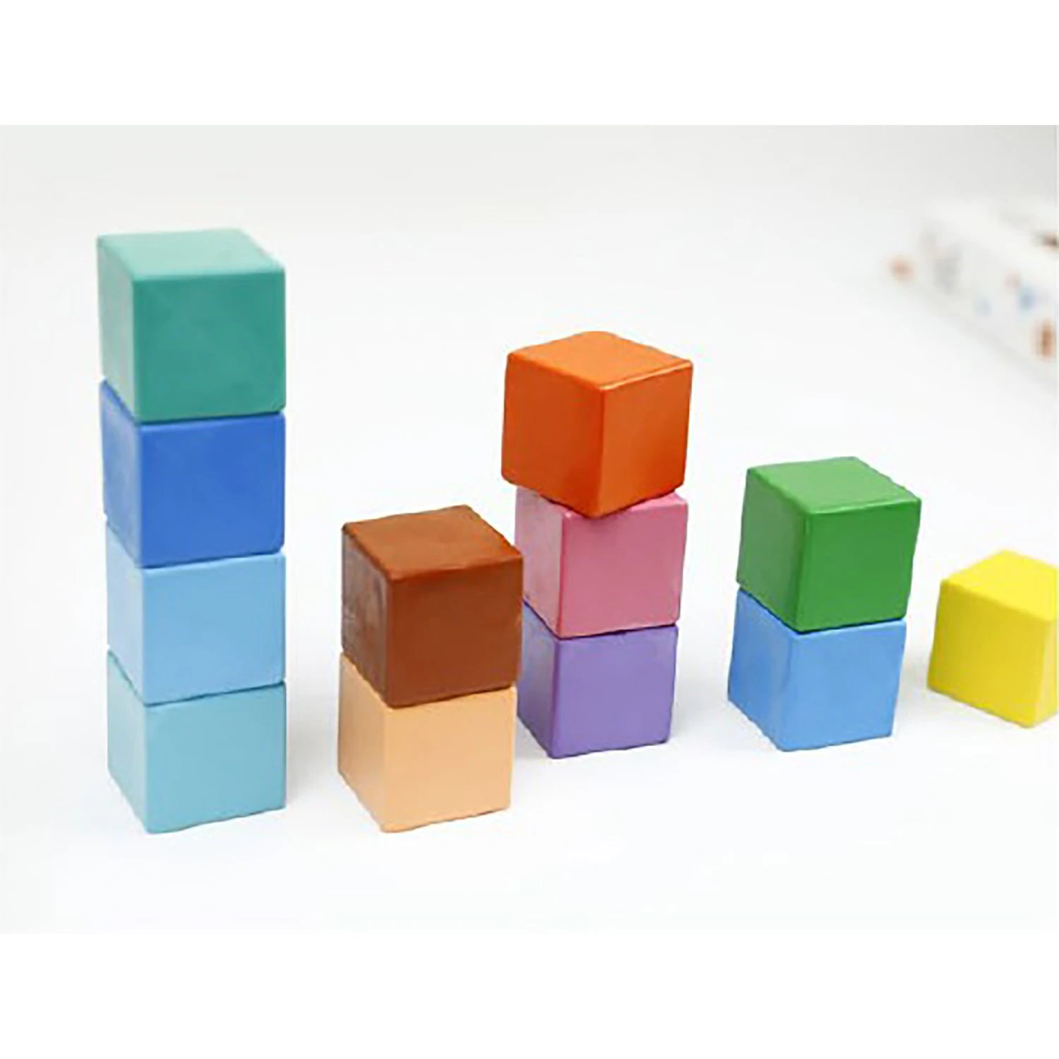 Cube Crayons - Rainbow Theme (6 Pack) 5 Cube Crayons - Rainbow Theme (6 Pack) - Image 3