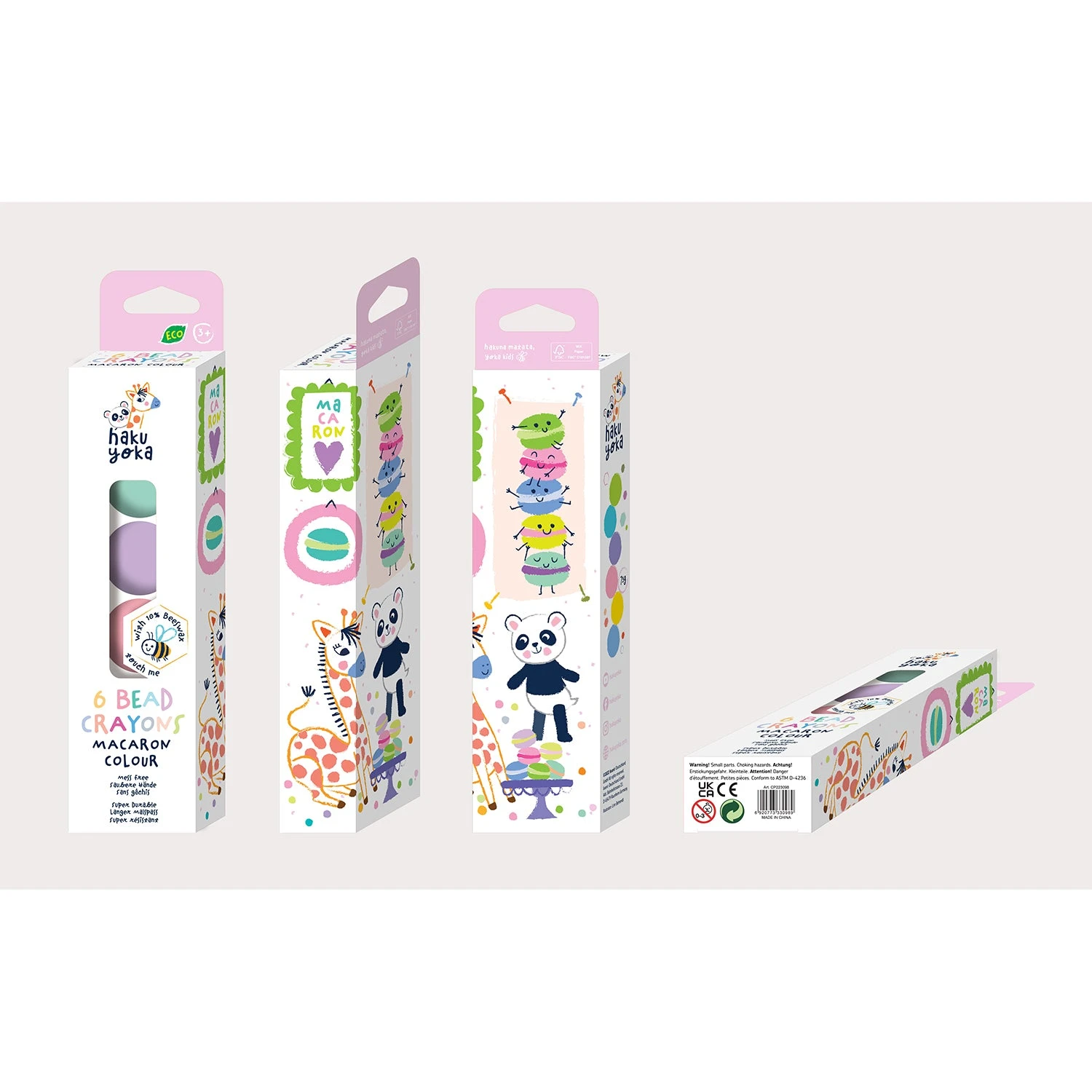 Bead Crayons - Macaron Theme (6 Pack) 6 Bead Crayons - Macaron Theme (6 Pack) - Image 4