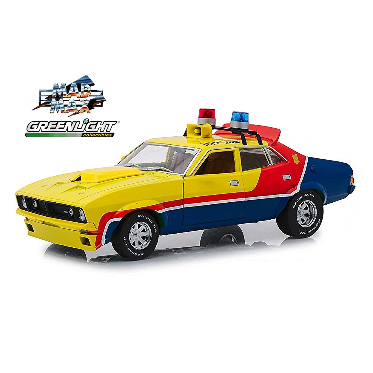 1:18 Scale Mad Max First Of The V8 Interceptors 1974 Ford Falcon XB Diecast Model 3 1:18 Scale Mad Max First Of The V8 Interceptors 1974 Ford Falcon XB Diecast Model