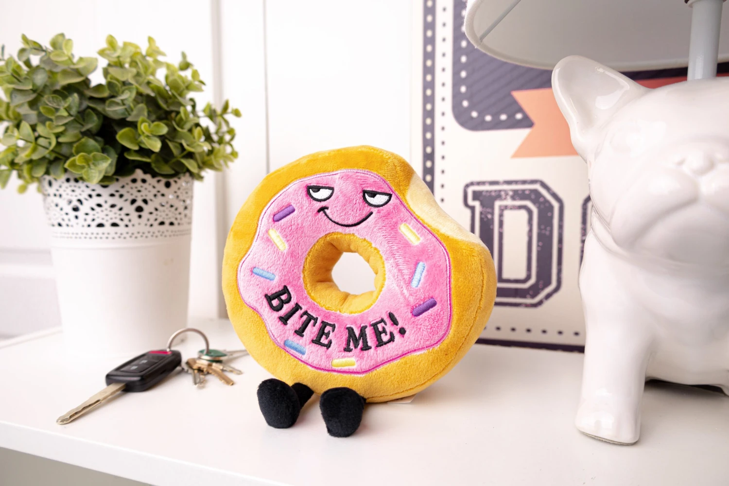 "Bite Me" Plush Donut 4 "Bite Me" Plush Donut - Image 2