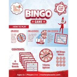 Elf On The Shelf - Bingo Game 8 Elf On The Shelf - Bingo Game -Toy Sale Store EOTSBINGO 3