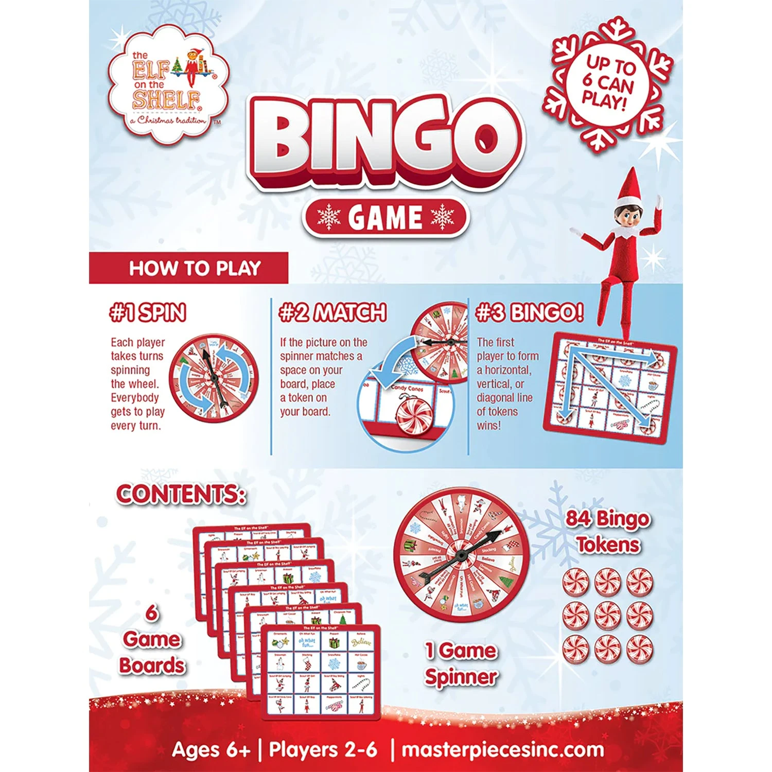 Elf On The Shelf - Bingo Game 5 Elf On The Shelf - Bingo Game - Image 3