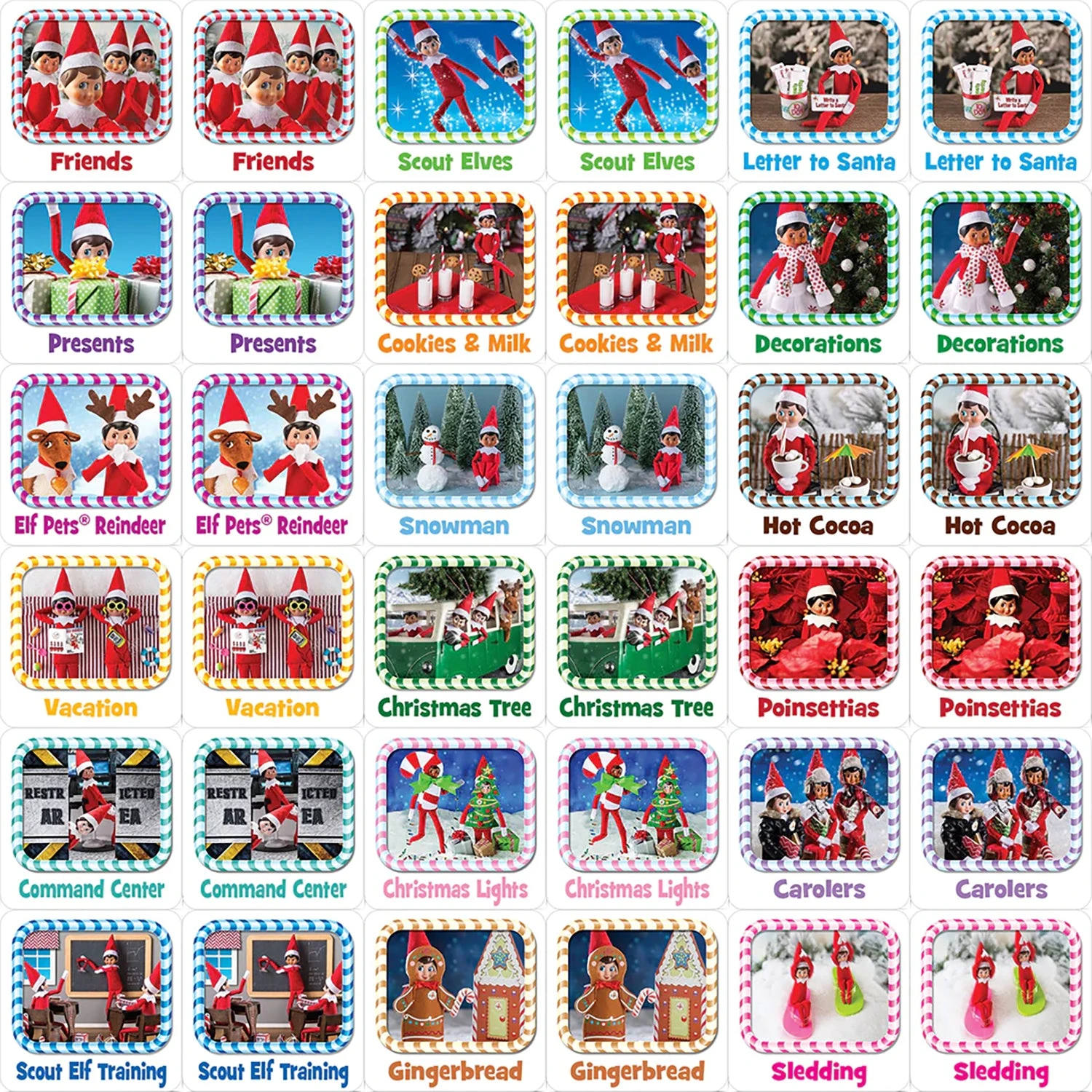 Elf On The Shelf - Matching Game 5 Elf On The Shelf - Matching Game - Image 3