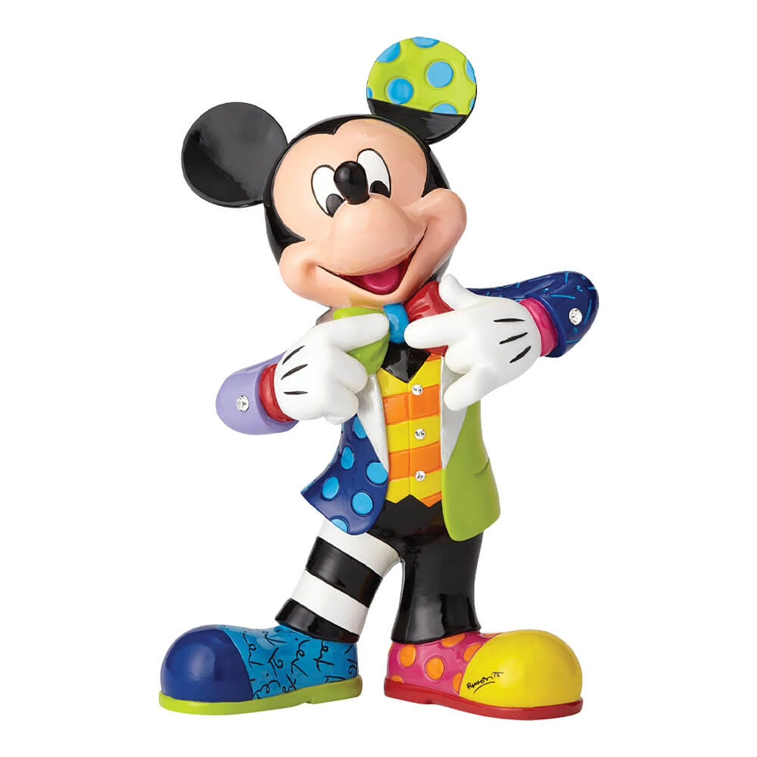 Mickey Mouse 90th AnniversaryFigure W/ Bling Large Figurine 3 Mickey Mouse 90th AnniversaryFigure W/ Bling Large Figurine