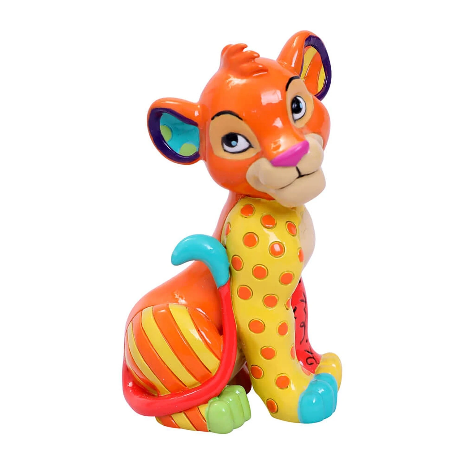 Disney By Britto - Simba Sitting Mini Figure 3 Disney By Britto - Simba Sitting Mini Figure