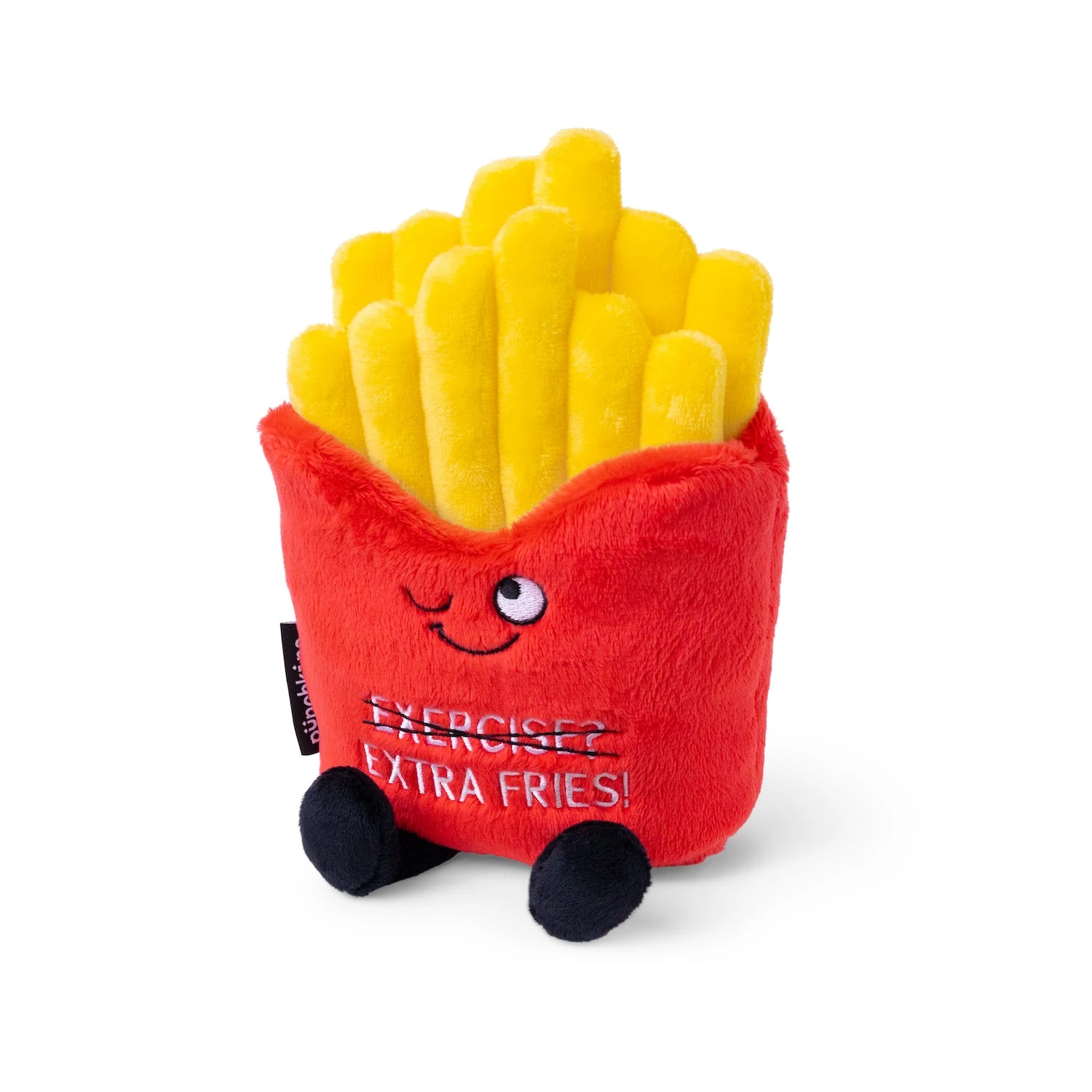 "Exercise Extra Fries" Plush French Fries 3 "Exercise Extra Fries" Plush French Fries