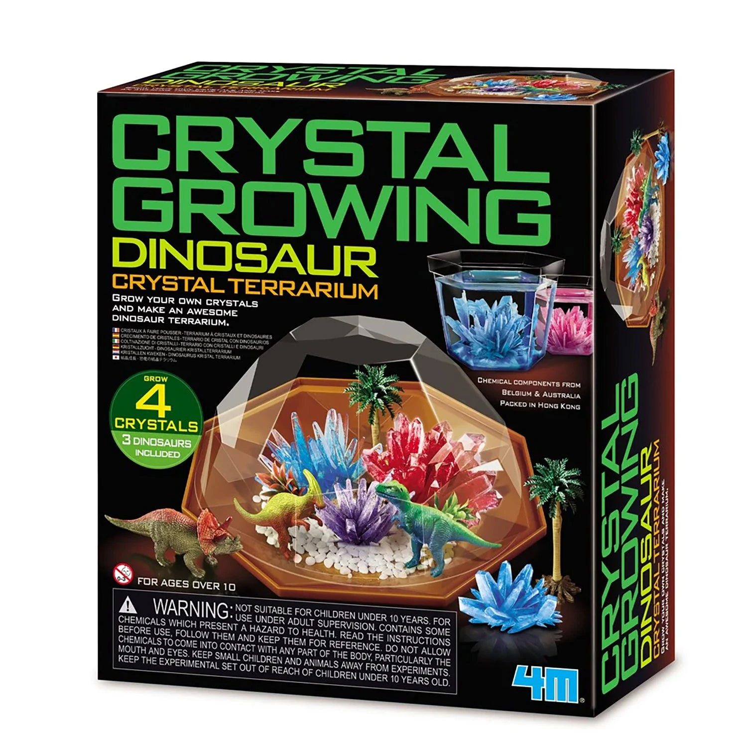 4M - Crystal Growing - Dinosaur Crystal Terrarium 3 4M - Crystal Growing - Dinosaur Crystal Terrarium