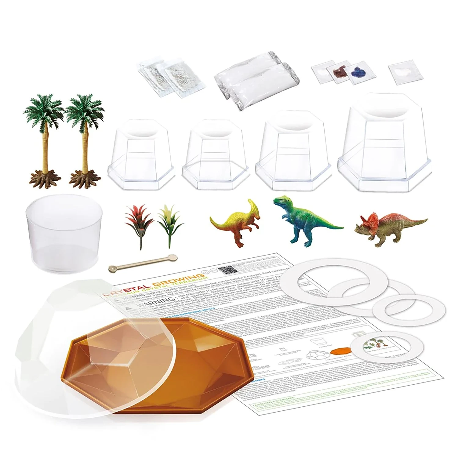 4M - Crystal Growing - Dinosaur Crystal Terrarium 4 4M - Crystal Growing - Dinosaur Crystal Terrarium - Image 2