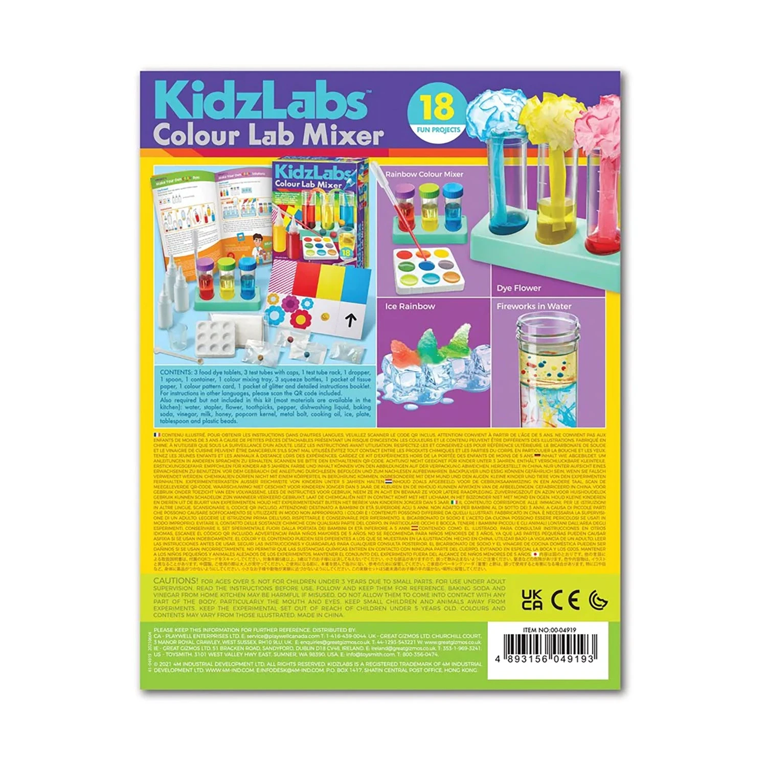4M - KidzLabs - Colour Lab Mixer 4 4M - KidzLabs - Colour Lab Mixer - Image 2