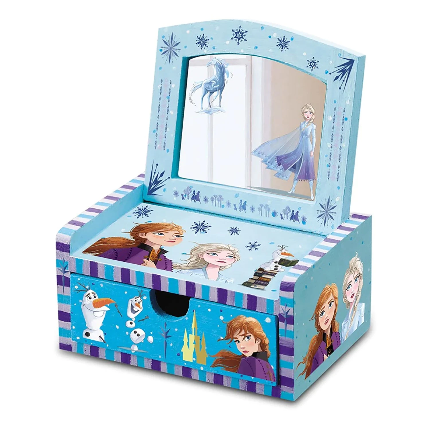 4M - Disney: Frozen - Wooden Mirror Chest 4 4M - Disney: Frozen - Wooden Mirror Chest - Image 2