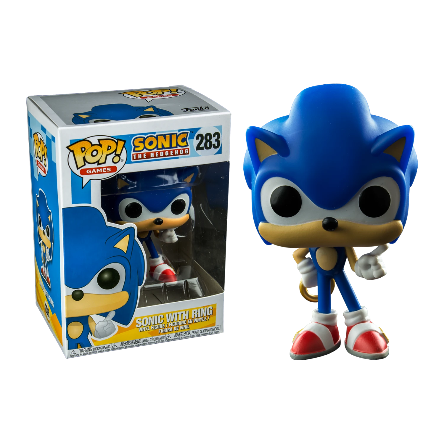 FUNKO Sonic The Hedgehog Pop! Vinyl Figure 3 FUNKO Sonic The Hedgehog Pop! Vinyl Figure