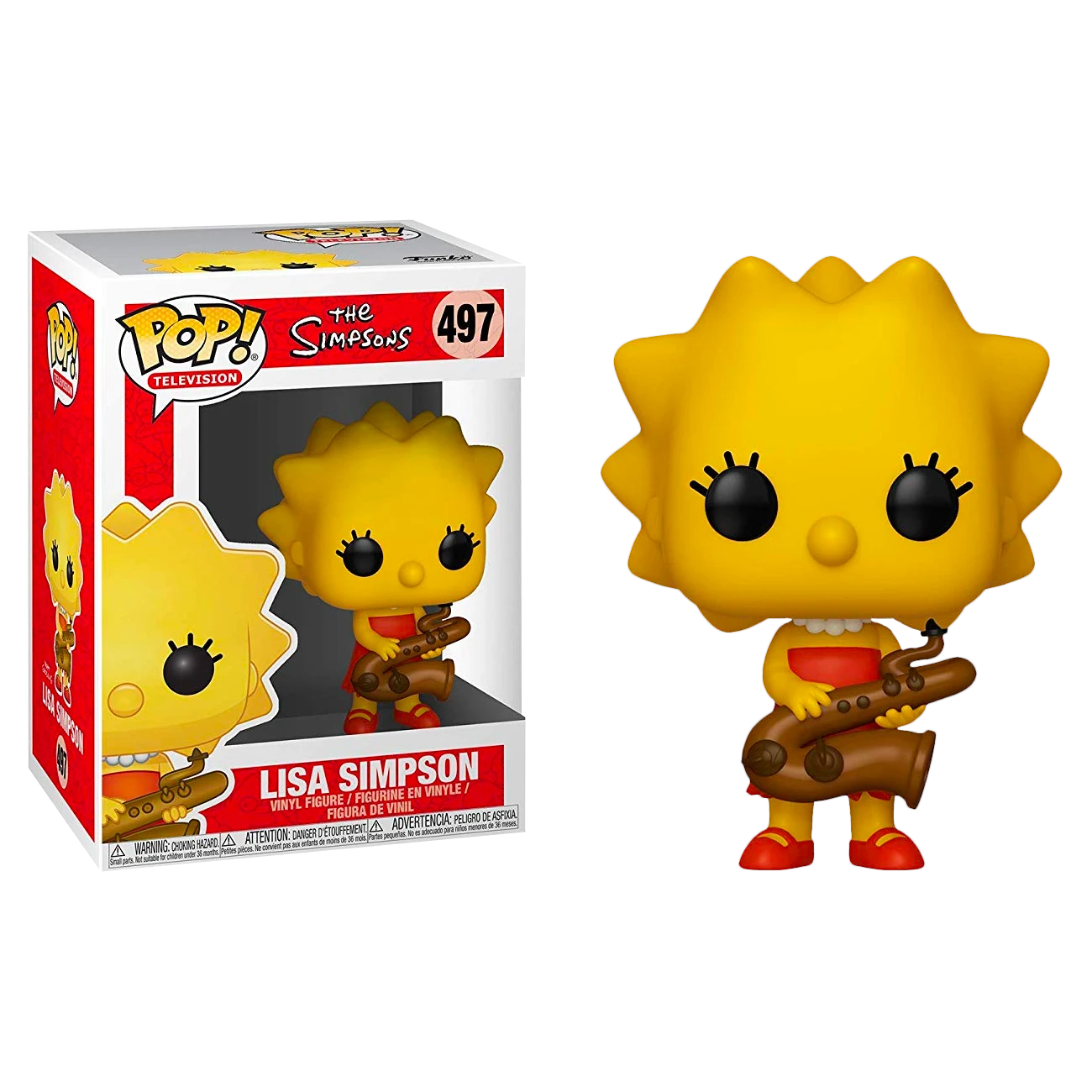 FUNKO The Simpsons - Lisa With Saxophone Pop! Vinyl Figure 3 FUNKO The Simpsons - Lisa With Saxophone Pop! Vinyl Figure