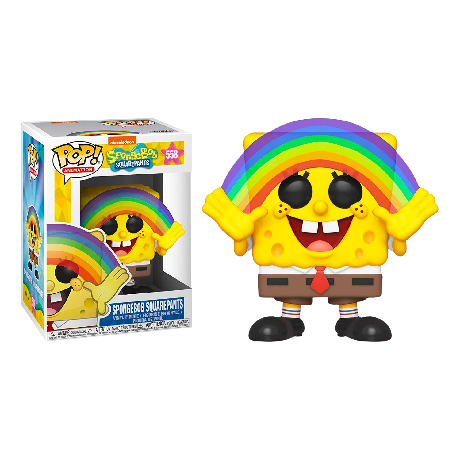 FUNKO Spongebob Rainbow Pop! Vinyl Figure 3 FUNKO Spongebob Rainbow Pop! Vinyl Figure