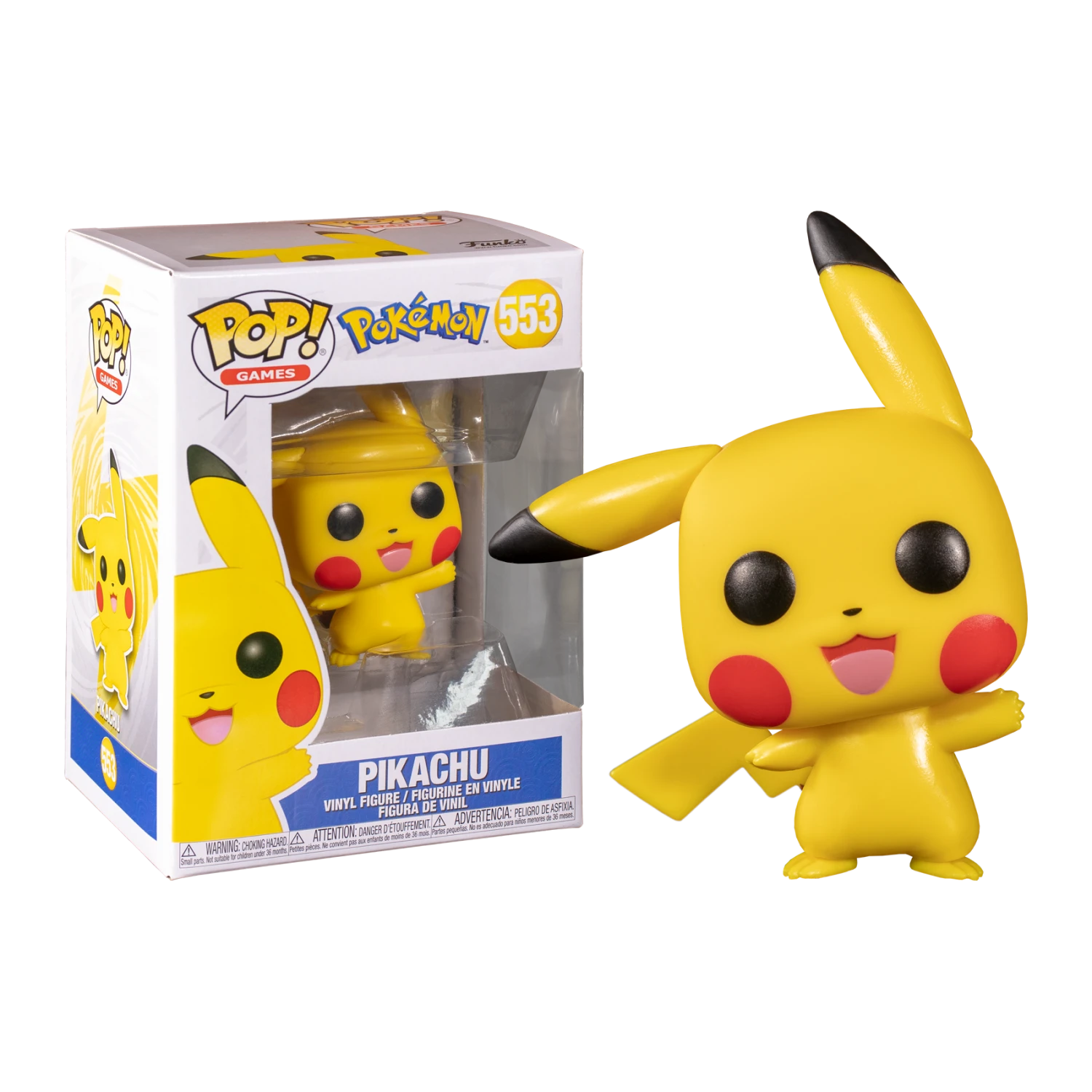 FUNKO Pokemon - Pikachu Pop! Vinyl Figure 3 FUNKO Pokemon - Pikachu Pop! Vinyl Figure
