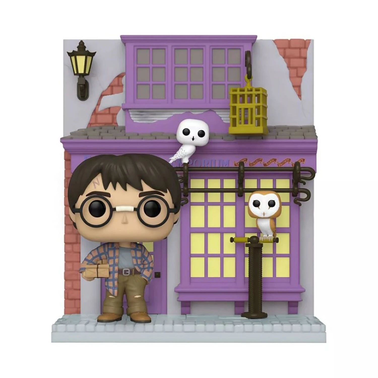 FUNKO Harry Potter - Harry Potter With Eeylops Owl Emporium Diagon Alley US Exclusive Pop! Deluxe 3 FUNKO Harry Potter - Harry Potter With Eeylops Owl Emporium Diagon Alley US Exclusive Pop! Deluxe